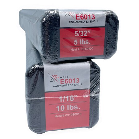 Xtrweld E6011 1/8 x 10Lb. Box priced per pound Vac Pack, AWS A5.1, CTD Elec SE6011125-10